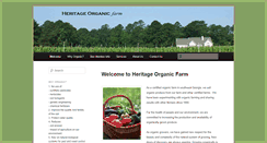 Desktop Screenshot of heritageorganicfarm.com